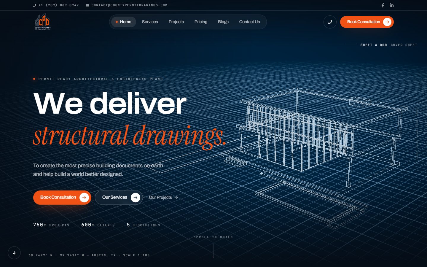 County Permit Drawings homepage